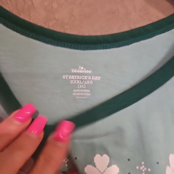 Women's St Patricks Day T Shirt 3xl Unicorn - Picture 5 of 6